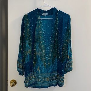 Peacock cardigan